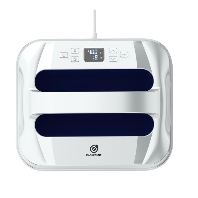 TEMU Presse à chaud 12" x 10" portable et facile à utiliser pour transfert thermique sur t-shirts et de vinyle HTV