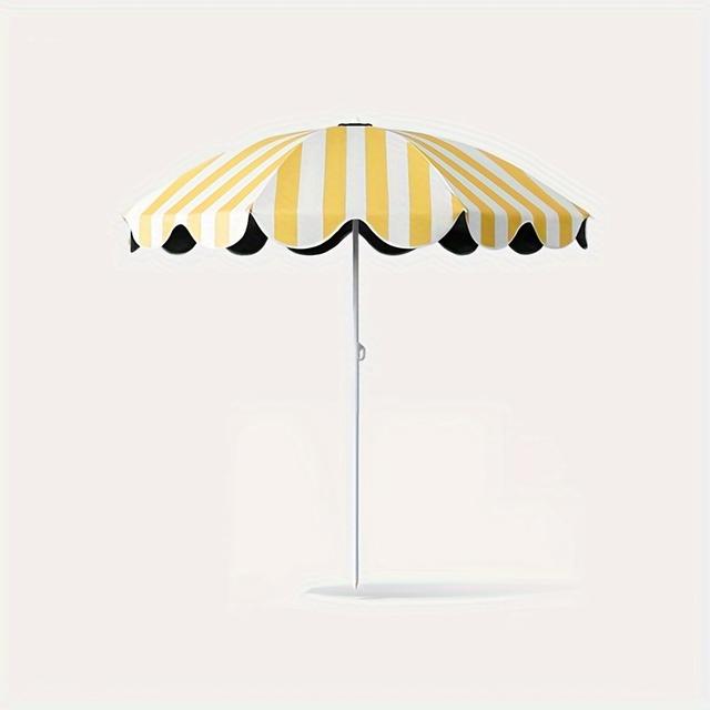 TEMU Outdoor Sun Shade Umbrella, Windproof Folding Patio Umbrella, Sun Protection Umbrella