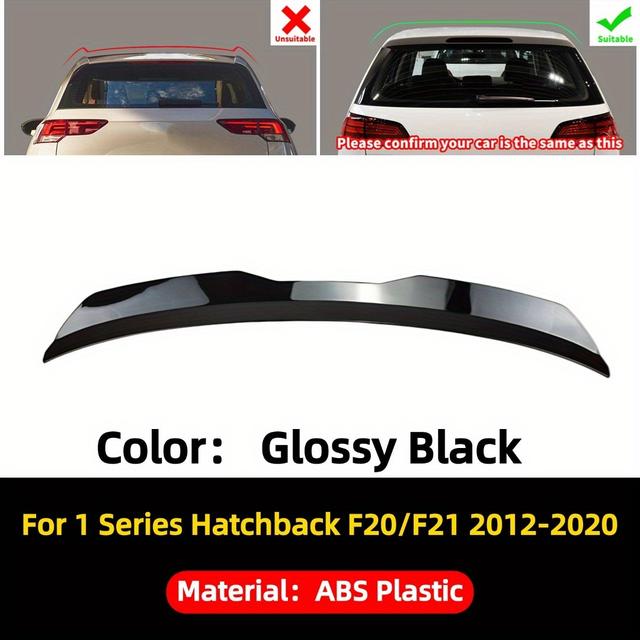 TEMU Rear Trunk Spoiler Tail Wing Tuning Accessories Air Dam For 1 Series F20 F21 116i 120i 125i 118i M135i 2012-2020 Decoration Body Kit