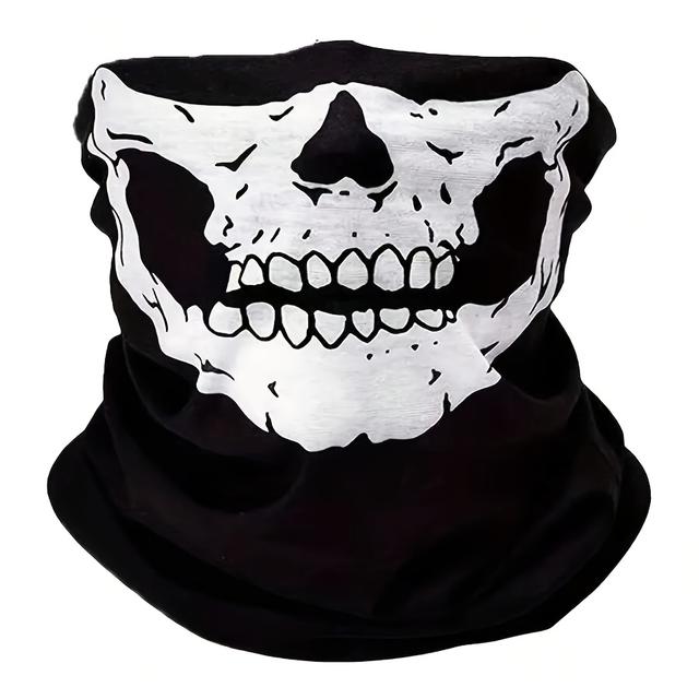 TEMU Seamless Multi-functional Magic Headscarf, Riding Mask, Warm Scarf, Halloween Prop, Head Versatile Face Towel