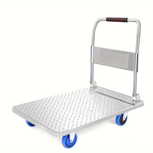 TEMU carrello a con carrello pieghevole silenzioso, progettato per la , in grado di carichi grandi con una capacità di carico di 1200 libbre, rinforzato con sei e quattro lati per la protezione da