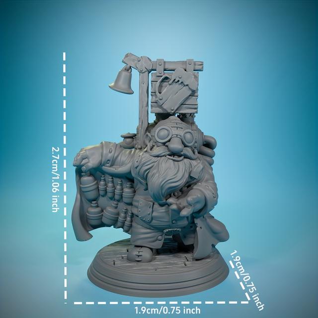 TEMU Miniaturas 3D de precisión Dwarf-16 para juegos de fantasía - tu de fantasía - un gran regalo para de - un regalo ideal para jugadores y fans