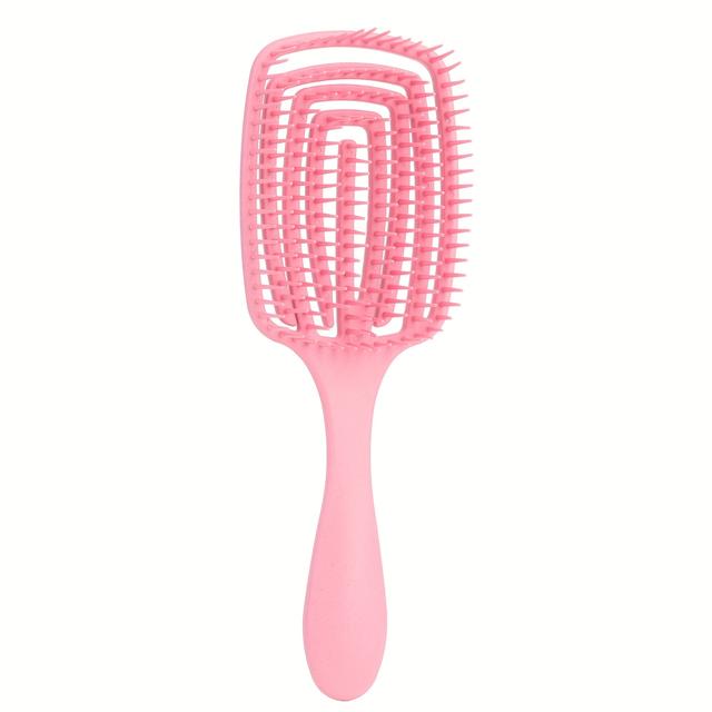 TEMU Einzeln Quadratische Haarbürste für Nass- und Trockenhaar, Kamm zum Entwirren mit weichen Borsten, Kopfhaut-Massagegerät und Werkzeug zum Glätten des Haares