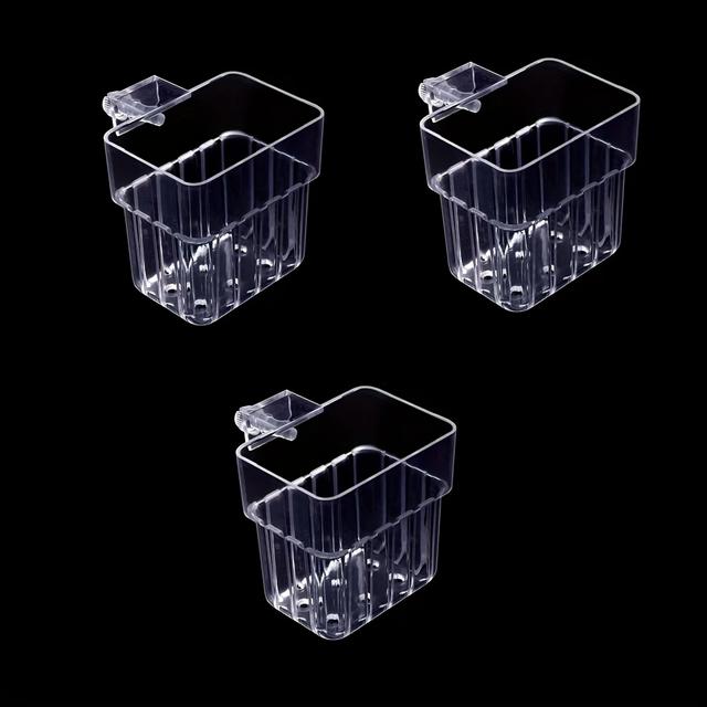 TEMU Hanging Aquarium Flower Pot Cup Wall-mounted Aquatic Plant Holder For Fish Tanks