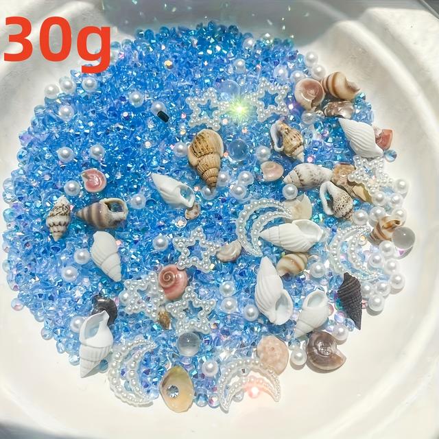 TEMU Epoxidová výplň s oceánu - pro výrobu šperků, řemesla, domácí dekorace, kreativní projekty a řemeslné potřeby