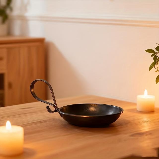 TEMU Vintage svícen z oceli, vhodný pro svatební oslavy a slavnostní události, umělecký dárek a dekorativní prvek na jídelní stůl.