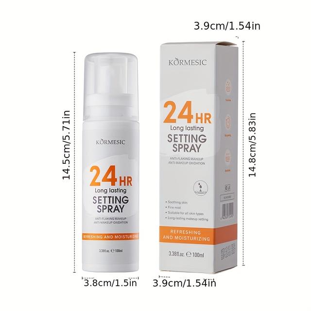 TEMU The Long-lasting Setting Spray Delivers A Fine Mist , Preserving Makeup Without Disruption, Ensuring A Great Setting Effect That Keeps Your Look All Day