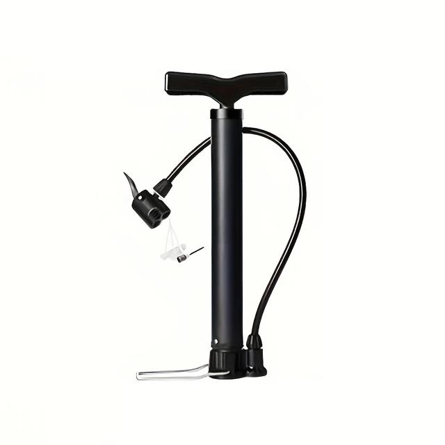 TEMU 1 шт. Портативний насос для велосипеда, багатофункціональний насос для для м'ячів, баскетболу, та повітряних кульок
