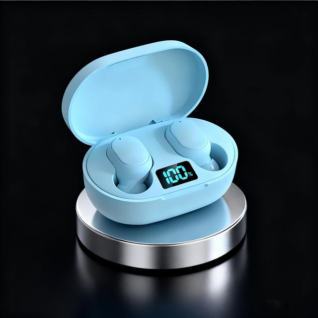 TEMU سماعات TWS رياضية بصوت ستيريو HIFI