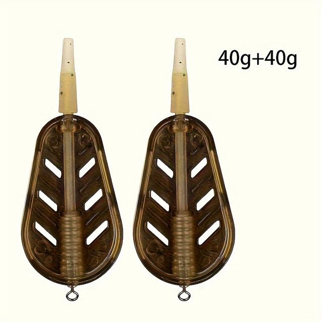 TEMU 1/2/3pcs Quick Release Carp Fishing Method Feeder Bait Cage Easy Bait Holder For 20g/30g/40g/50g