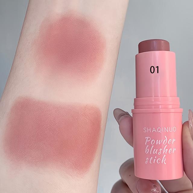 TEMU Glatte Rouge-Stift Natürliche Sättigung Mädchen Bang Bang Langanhaltend Wasserdichter Natürlicher Rouge-Stift