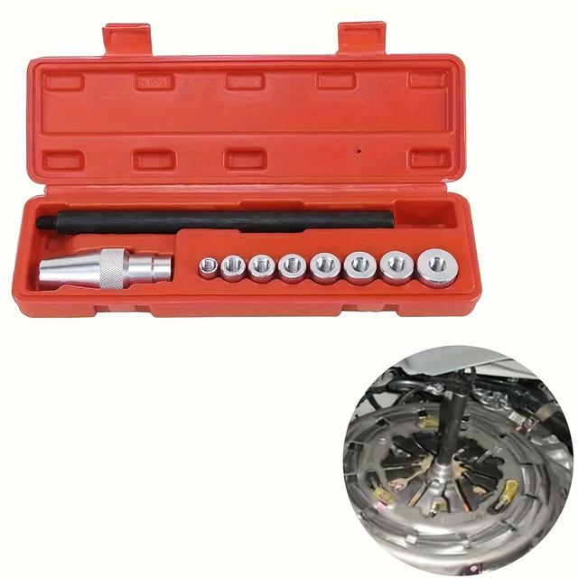 TEMU Juego de herramientas de reparación automotriz de 10 piezas, herramienta de alineación de embrague