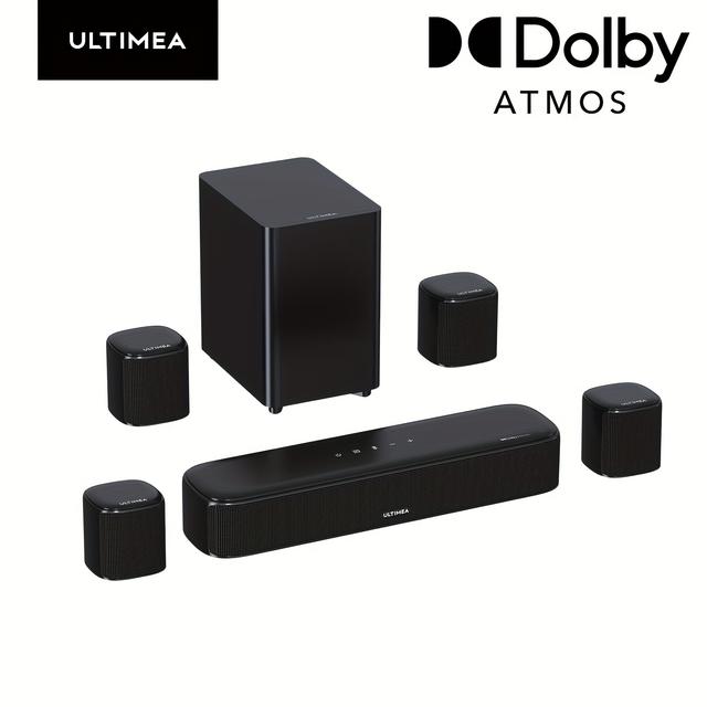 TEMU Ultimea 7.1 Channel With Subwoofer And 4 Surround Speakers, 330w Home Theater Audio For Smart Tv, Hd , Bluetooth 5.3, App Control