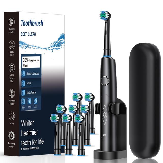 TEMU Intelligent Electric Toothbrush, Fully Automatic Deep Cleaning, Rechargeable Soft-bristled Toothbrush For Adults, Suitable For Men And Women, Dental Cleaner