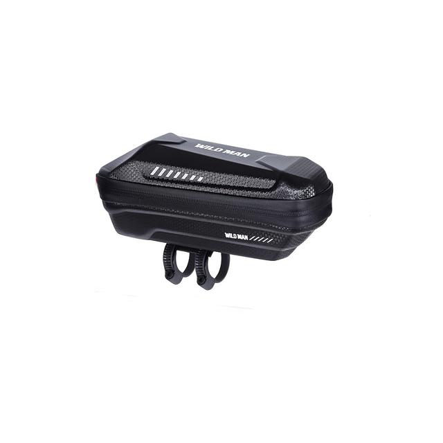 TEMU Wild For Man Quick Release 1l Hard Shell Scooter Storage Handle Bar Bag For Kick Scooters Folding Bike Road Mountain Bicycle