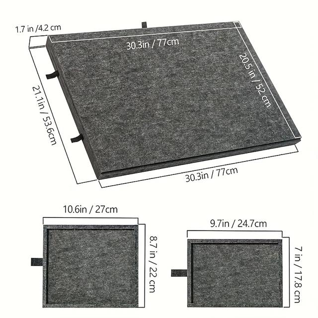 TEMU Rotating Puzzle Table With 6 Drawers And Lids - Accommodates 1000 Rotating Puzzles, Featuring Drawers And Lids - Sturdy Puzzle Table - Portable Family Game Table Not Easy To Slip