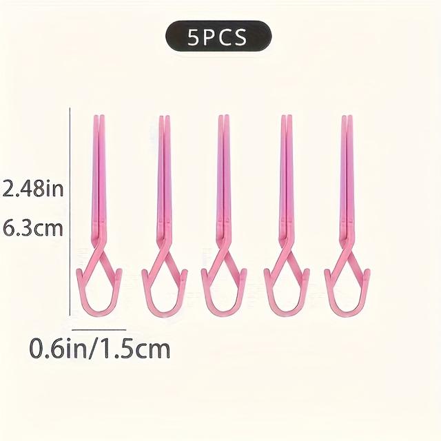 TEMU 5pcs Nail Polish Protector Set, Anti-leak Nail Polish Guard Clips, Nail Trimming Tools
