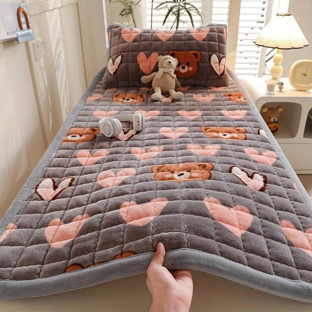 TEMU Fundas de Colchón Fino y con de Cristal - Adecuado para Dormitorio y Habitación de Invitados, Fácil de Instalar - Lavable a Máquina, Plegable - Ropa de Cama Acogedora y para Todas