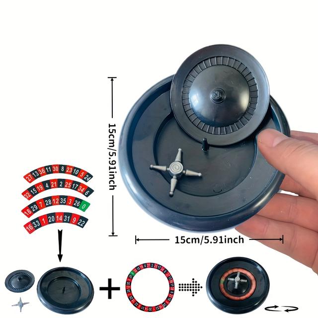 TEMU Number Game - A Number Spinner - A Game Prop For Spinning - Beautifully Designed/portable Non-electric - Suitable For Activities And Game Such Gatherings/social Events/role-playing