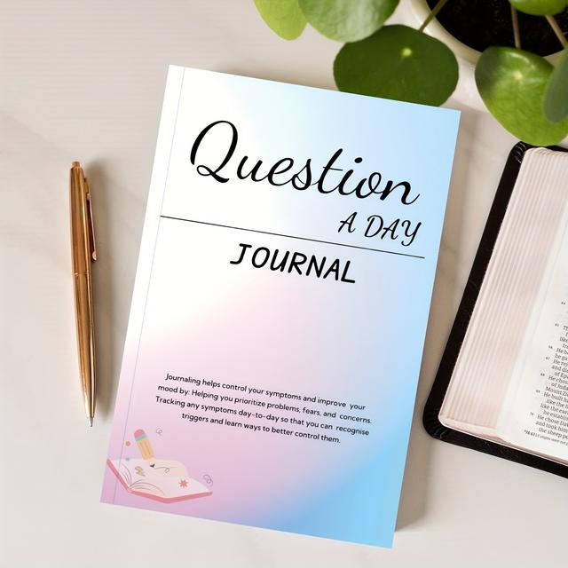 TEMU -day Journal For Emotional Well-being - A Self-care And Mindfulness Notebook With College Ruled Pages - Daily Prompts And Unique Features For Everyone