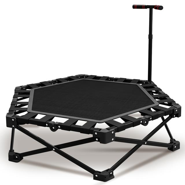 TEMU Trampoline Indoor Foldable Mini Adult Springs Fitness Handle Trampoline Small Small Pole Trampolines Trampoline Indoor Jumping