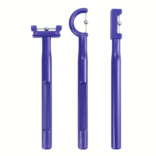 TEMU 3-елементний набір для тренування м'язів язика, інструмент для особистої корекції за порожниною рота, матеріал PP, стоматологічне та товари для