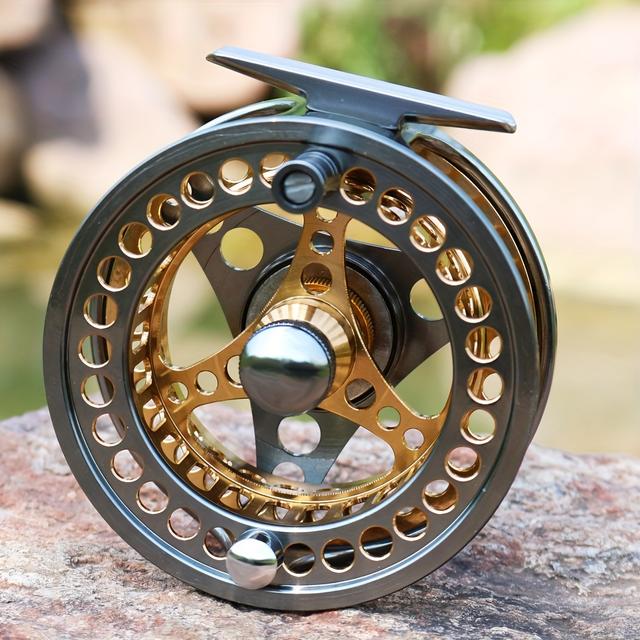 TEMU Sougayilang Fly Fishing Wheel, Model 5/6 Fly Fishing Wheel Fishing Wheel Aluminum Alloy Fly Fishing Wheel Fly Fishing Front Wheel Fishing Gear Multiple Colors