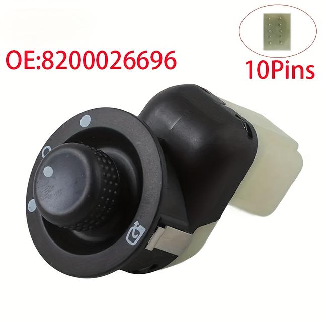 TEMU de Controle do Espelho Retrovisor para for Renault Scenic 2 (2004-2008), Número da Peça: 8200026696 / 82000-26696