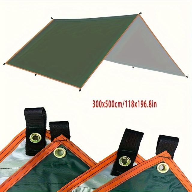 TEMU de Lona 5x3m 4x3m 3x3m para Jardim, , Camping, Praia, Abrigo Solar, de Camping, de Chuveiro, de Viagem, Abrigo Portátil, Material Reforçado