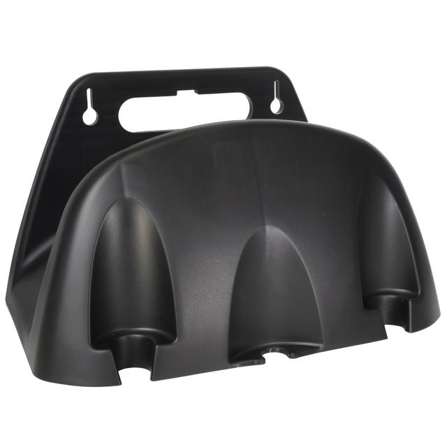 TEMU 1pc Garden Hose Hanger Wall-mounted Hose Rack Plastic Bracket Yard Watering Irrigation Tool Outdoor Rack