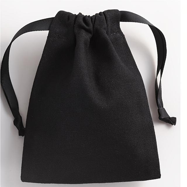 TEMU Cadeau voor haar/hem 50 Custom Sieraden Verpakkingstassen, Stijlvolle Tassen met Gepersonaliseerde Gedrukte Snoepjes en Huwelijksaandenkstukken, Canvas Trekkoord Zakjes voor Sieraden