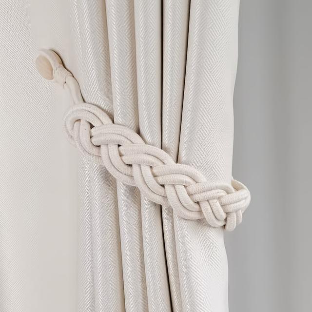 TEMU 2 szt. Paski do zasłon – Lekki , wysokiej jakości klipsy do przechowywania, kreatywne zapięcia, dekoracyjne paski magnetyczne, proste paski do zasłon