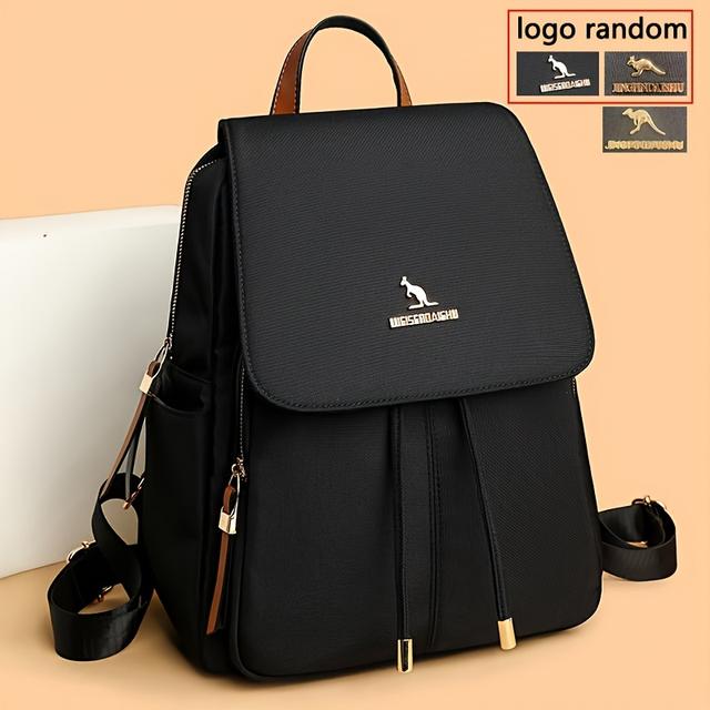 TEMU Women's Large Capacity Backpack - Soft With Practical Pockets, Zipper Closure & Comfortable Back Panel, Stylish Korean Design For Travel,, College (durable & Spacious)