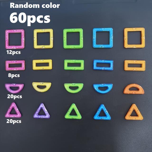 TEMU Magnetic Building Blocks For Projects, A Large Set Of Stem Construction Toys, Educational Magnets For Learning, Available In Various Colors, Perfect As Birthday Gifts For The Winter Season.