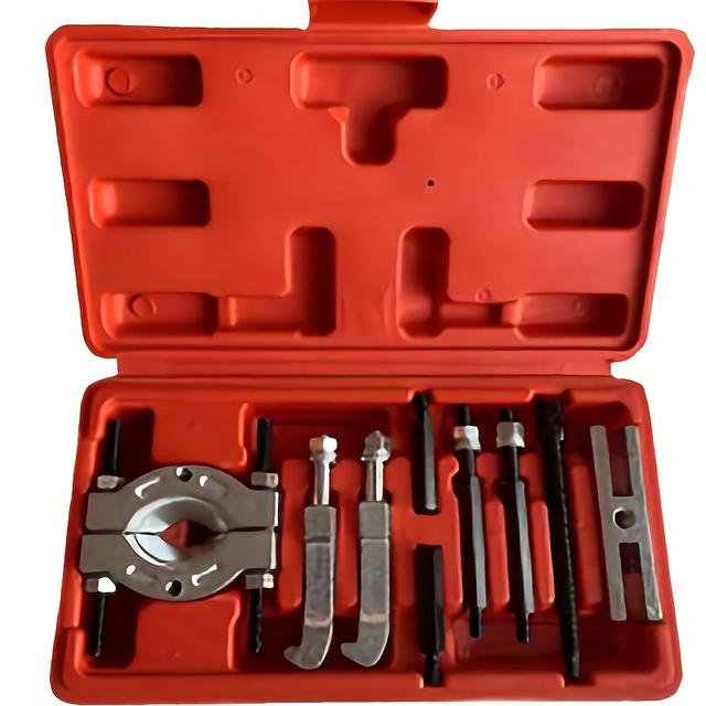 TEMU أداة إزالة المحمل برمز رسم الداخلي للمحامل، مجتذب ثلاثي الأظافر لمجتذب العجلات بمطرقة منزلقة