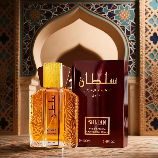 TEMU Dubai Perfume For Men- Golden Oil, 3.4fl.oz Elegant&long Lasting Scent, Exotic Arabian Spray