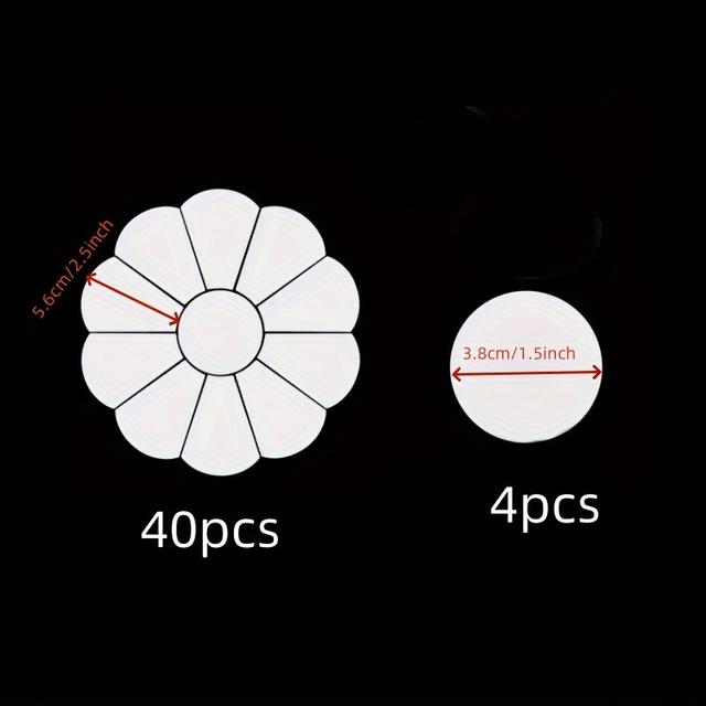 TEMU 수제 종이 패치워크 템플릿 1세트, 꽃무늬 종이 스티칭 템플릿 포함, DIY 패치워크 템플릿 세트, 재봉 공예용 재봉틀 패턴에 적합