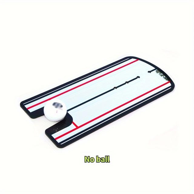 TEMU Golf Mirror Practice Board With Reflective - Swing Correction Training Aid, Mirror Image For Putting Mat, /outdoor Practice For Right/left-handed Golfers ( //) - Swing For Putting Mat)