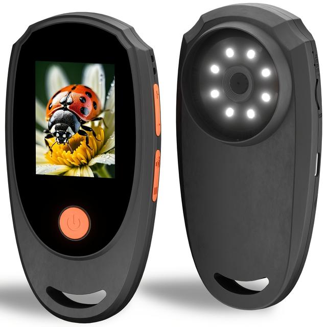 TEMU 500x Magnification Handheld Digital Microscope, 2-inch Ips Screen, 8 Adjustable 3-level Led Lights, Suitable For Electronic Maintenance/ Observation, Compatible With Windows And Os Computers.