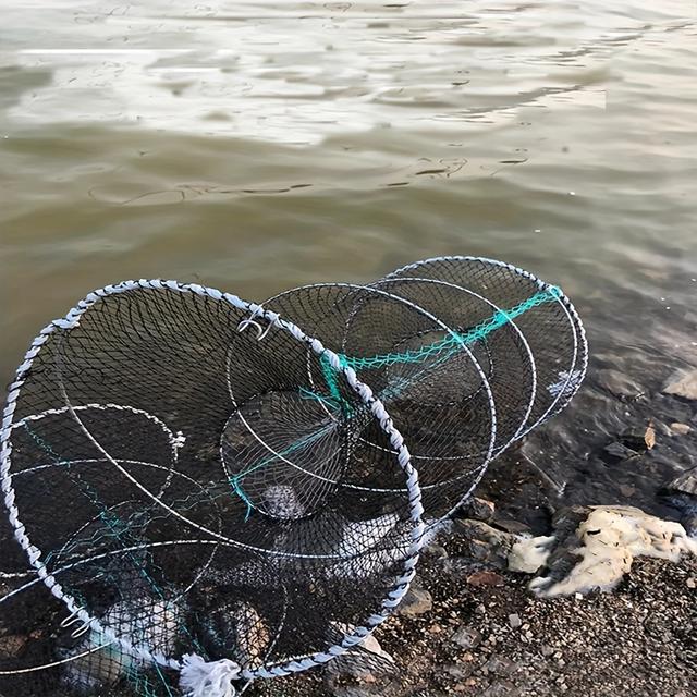 TEMU Összecsukható Virágkék Halcsapda Rák Háló Garnélarák Csapda Homár Csapda Teknős Csapda Nagy Méretű Garnélarák Háló Halcsapda