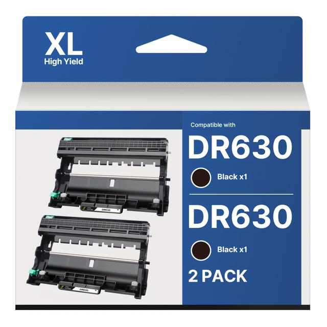 TEMU Drum Unit For Brother Drum Unit Works With Hl-l2300d Hl-l2320d Hl-l2340dw Hl-l2360dw Hl-l2380dw Mfc-l2700dw Mfc-l2720dw Dcp-l2520dw, 2 Black