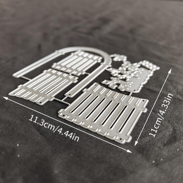 TEMU 1 Stück Metall Stanzschablone, , Fantasy-Thema, geeignet für DIY Scrapbooking, Prägekunst, handgemachte Grußkarten Geschenkkartenherstellung