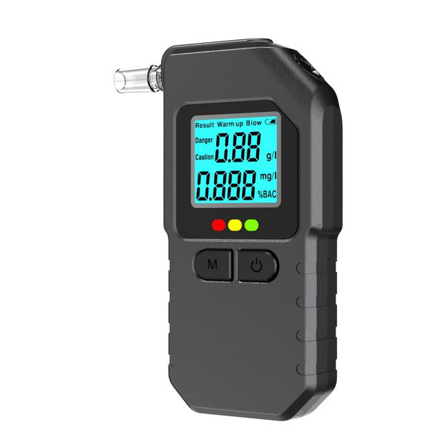 TEMU Accurate Alcohol Content Tester, Professional Portable Alcohol Tester, Accuracy Alcohol Tester With Easy-to-read Lcd Display, Battery Powered
