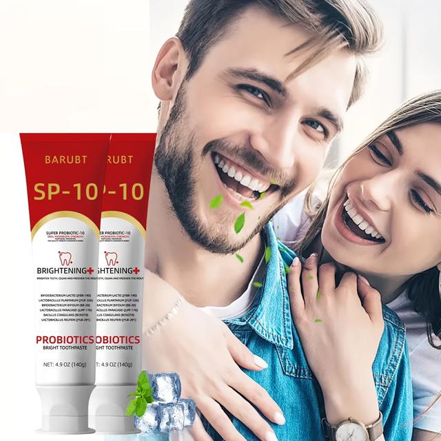 TEMU Barubt Probiotic Toothpaste - Maintains Oral Hygiene, Improves Bad Breath, And Provides - 2-pack