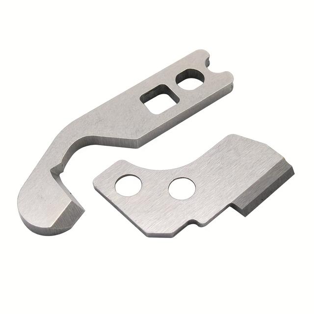 TEMU 2 piezas/juego #788127007+788013009 Cuchillas superiores e inferiores para máquina de coser con 8002DX 9102D 9200D 9300DX DM234 204D 664+ Adiciones para máquina de coser