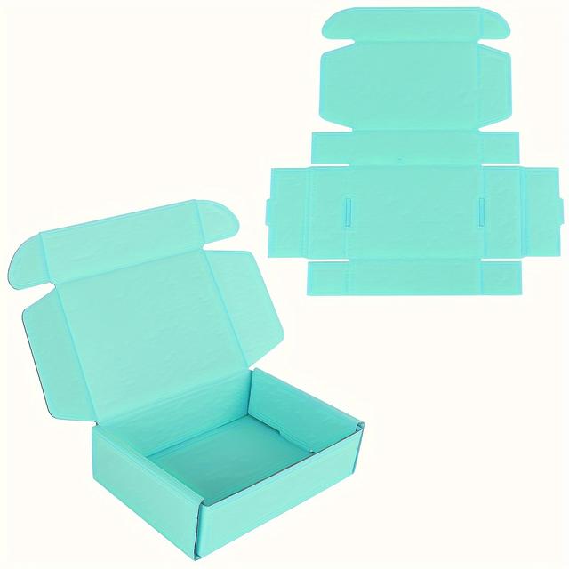 TEMU 40pcs 5.9x3.9x1.57in Mailer Shipping Boxes Packing Box Corrugated Cardboard Box, For Small Business Packaging Craft Products(lighting And Shooting Problems Will Cause Color Difference)