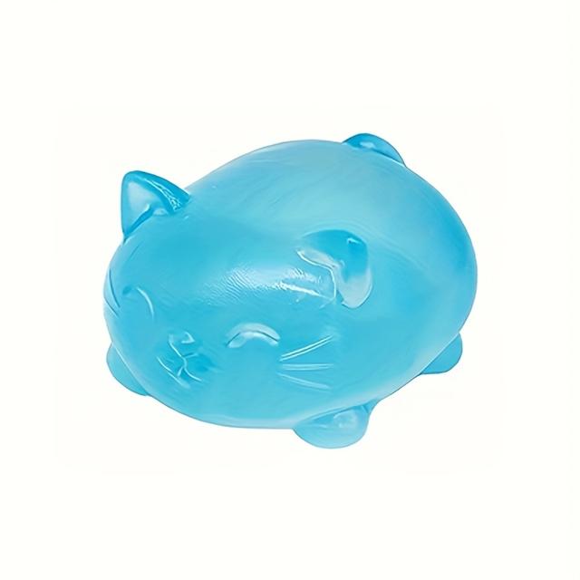 TEMU Taba Adorable Lying-down Kitten Squeeze Toy, Soft Slow-rebound Stretchable Toy, Aesthetically And Portable, An For Birthday Parties And Holiday Gifts, Classroom Prizes, With A , Perfect For Gifts