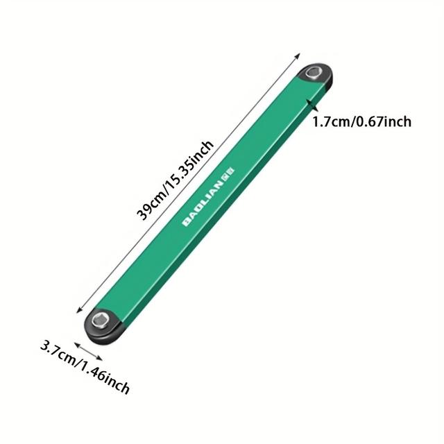 TEMU مفتاح ربط بمقبض ممتد 3/8 بوصة مع محولات 1/4، 3/8، 1/2 بوصة، مقبض ممتد لعزم الدوران، يزيل البراغي الصعبة، يناسب الأماكن الضيقة، مثالي لإصلاح السيارات والدراجات النارية والإصلاحات السريعة