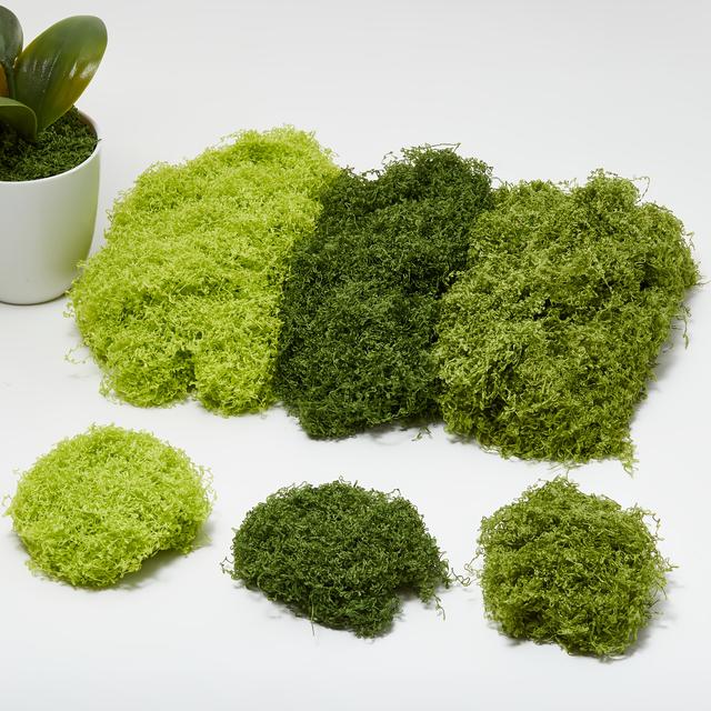 TEMU 100g Artificial Moss - Green Plant Lawn Decoration For Terrariums, Rockeries & Mini Landscapes, Ideal For Crafts Design, Craft Terrarium Material | Natural Look Moss | Durable Artificial Plant