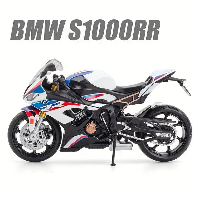 TEMU RMZ Simulation 1:12 Alloy BMW S1000RR Auto Modell Spielzeugauto Ornament Auto Modell Jungen Spielzeug Geburtstagsgeschenk